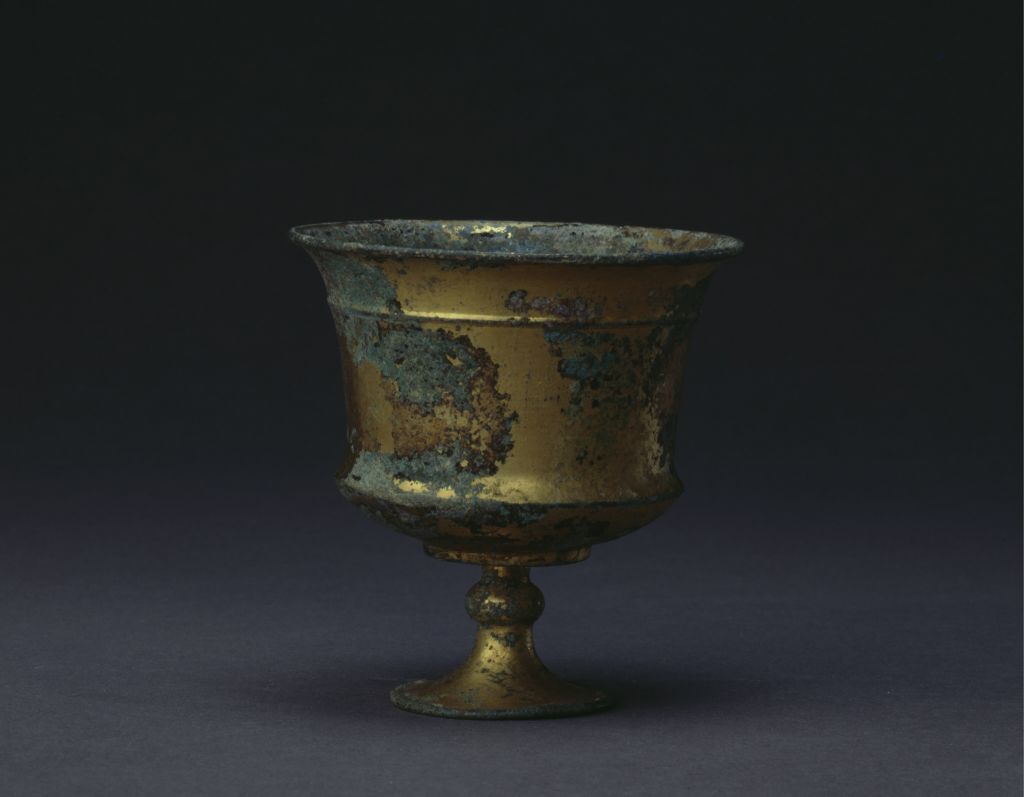 图片[1]-Gilded gold cup-China Archive